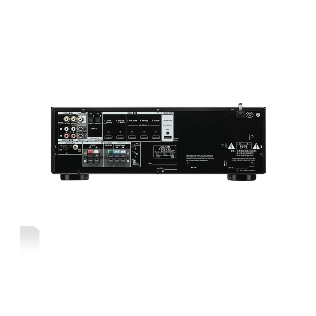 Alternative view of DENON AVR X550BT