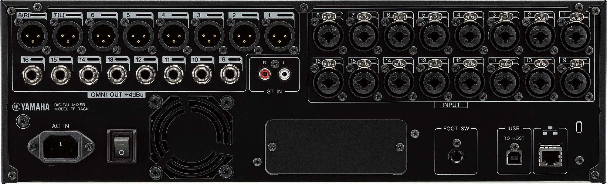 Alternative view of YAMAHA TF RACK