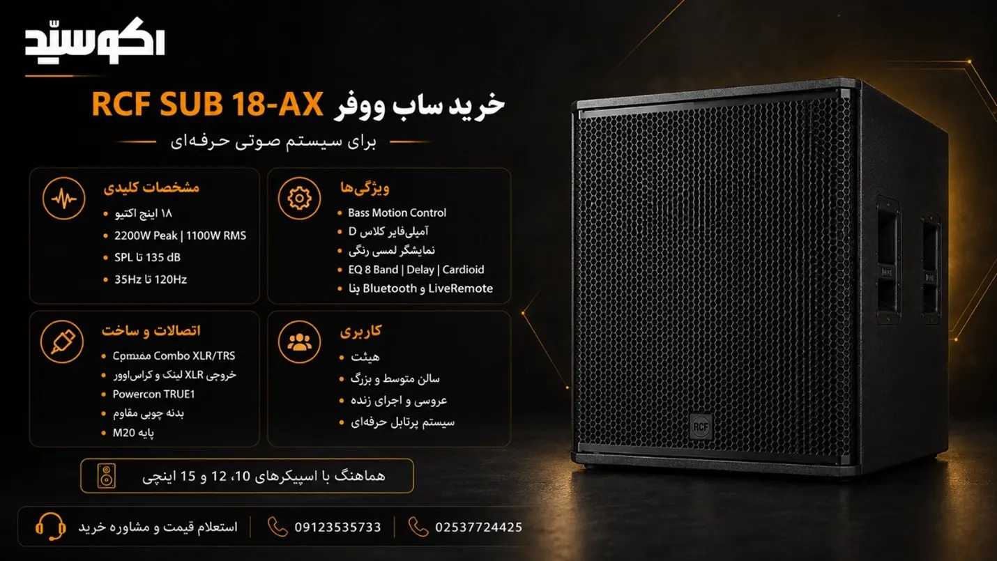 ساب ووفر RCF SUB 18-AX