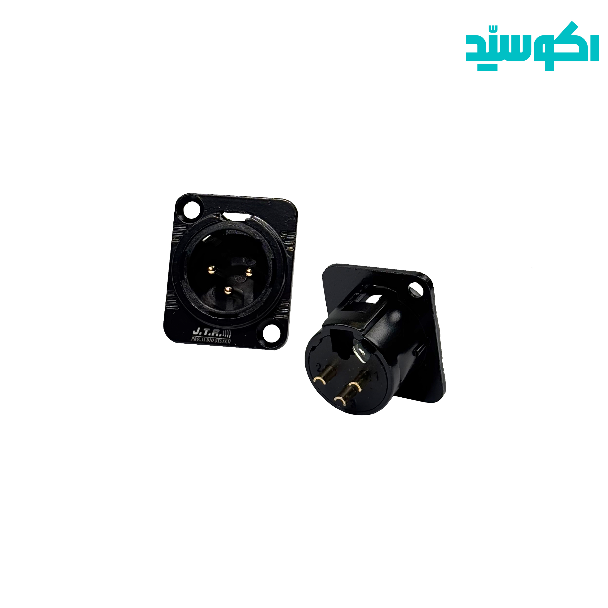 کانکتور نصبی نر XLR مدل JTR