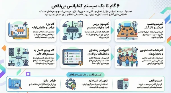راهنمای نصب سیستم کنفرانس